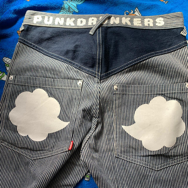 PUNK DRUNKERS(パンクドランカーズ)のパンクドランカーズ◉ヒッコリーパンツ メンズのパンツ(デニム/ジーンズ)の商品写真