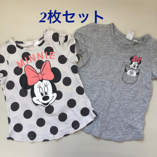 エイチアンドエム(H&M)のミニーちゃんTシャツ2枚組♡(Tシャツ/カットソー)
