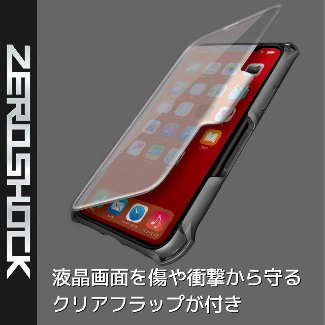 ELECOM(エレコム)のiPhoneXRケース　衝撃吸収 ZEROSHOCK　シールド　(レッド) スマホ/家電/カメラのスマホアクセサリー(iPhoneケース)の商品写真