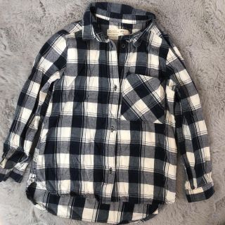 ザラキッズ(ZARA KIDS)のzara kids ネルシャツ 116cm(ブラウス)