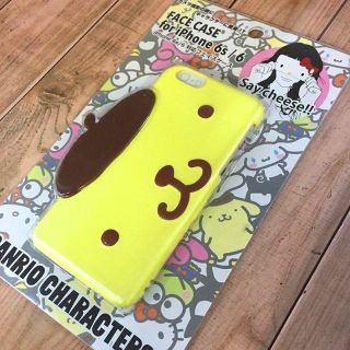 ポムポムプリン(ポムポムプリン)のポムポム フェイスケース iPhone6/6s スマホケース(iPhoneケース)