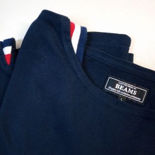 ビームス(BEAMS)の【BEAMS】Men's Lサイズ　ロンT　カットソー　NAVY(Tシャツ/カットソー(七分/長袖))