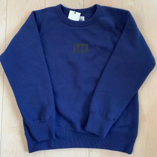 リー(Lee)のLee ロゴ　プリントスウェット　トレーナー　キッズ　140 ネイビー(Tシャツ/カットソー)