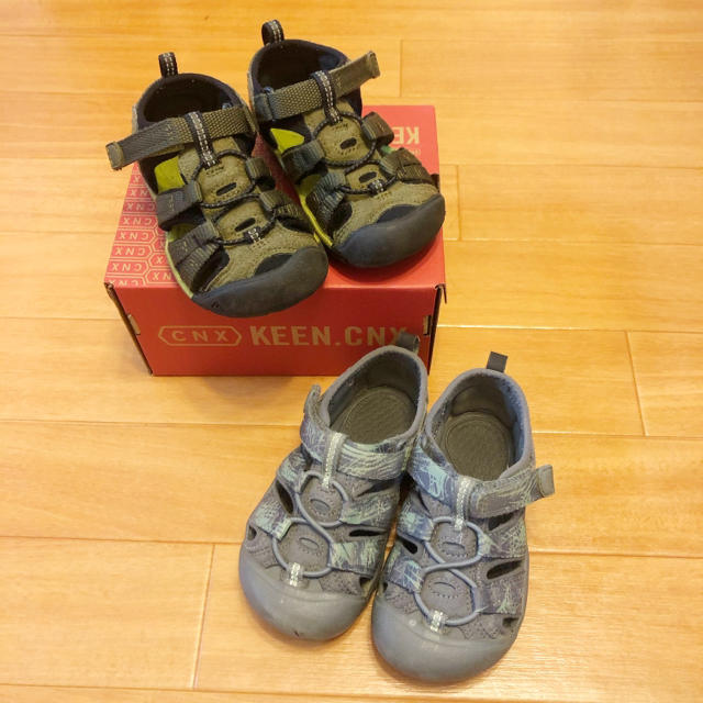 KEEN(キーン)のあおい様専用KEEN★2足セット★子供靴★サンダル キッズ/ベビー/マタニティのベビー靴/シューズ(~14cm)(サンダル)の商品写真