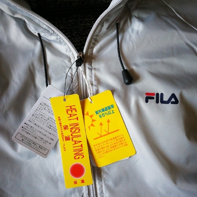FILA(フィラ)のFILA ベンチコート   XLサイズ ライトグレー メンズのジャケット/アウター(ナイロンジャケット)の商品写真