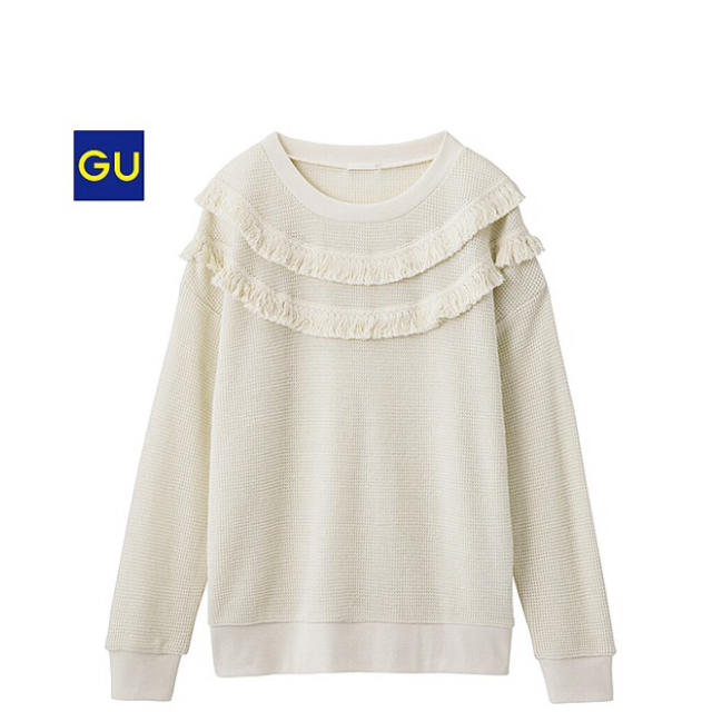 GU(ジーユー)のフリンジプルオーバー レディースのトップス(ニット/セーター)の商品写真