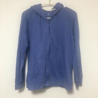 ユニクロ(UNIQLO)のユニクロ スウェットフルジップパーカー　65 BLUE(パーカー)