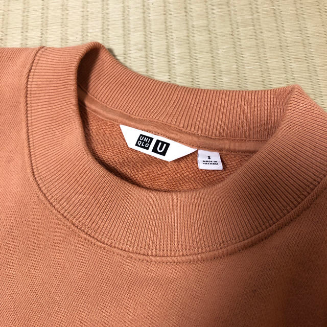 ユニクロユー ライトオレンジ スウェット S UNIQLO U FdvtD1cXft ユニクロ スウェット オレンジ