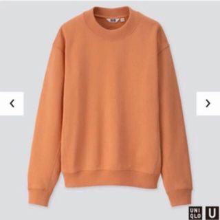 ユニクロ(UNIQLO)のユニクロユー ライトオレンジ スウェット S  UNIQLO U (トレーナー/スウェット)