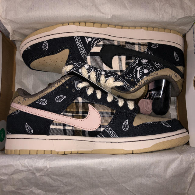 NIKE - nike sb dunk low qs Travis Scott