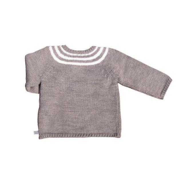 PETIT BATEAU(プチバトー)の【新品】プチバトーニートウール１００％(６７センチ) キッズ/ベビー/マタニティのベビー服(~85cm)(ニット/セーター)の商品写真