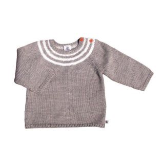 プチバトー(PETIT BATEAU)の【新品】プチバトーニートウール１００％(６７センチ)(ニット/セーター)