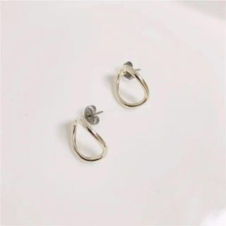 スローブイエナ(SLOBE IENA)のシンプルサークルゴールドピアス(ピアス)