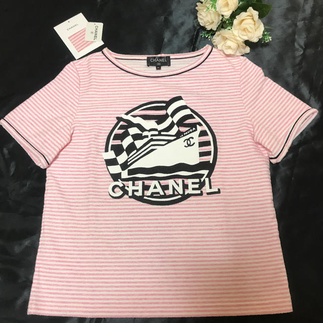 トップスCHANEL●新品未使用●19C●LA PAUSA●可愛いTシャツ