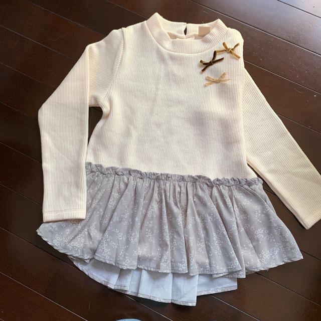 petit main(プティマイン)の新品同様！ニット キッズ/ベビー/マタニティのキッズ服女の子用(90cm~)(ニット)の商品写真