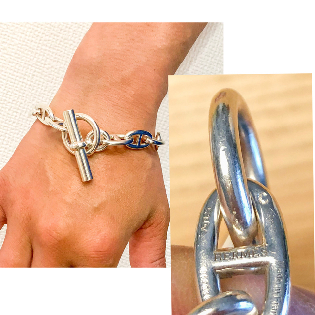 HERMES シェーヌダンクル ブレスレット GM14コマ 新品未使用品 akko.com.tr
