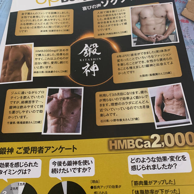 値下げ！キタシン　鍛神　HMBCA 筋肉サプリ 1