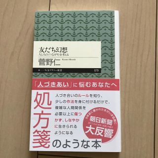 友だち幻想 人と人の〈つながり〉を考える 菅野仁(文学/小説)