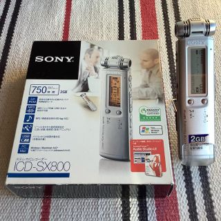 ソニー(SONY)のソニー SONY ICD-SX800 ICレコーダー　動作品(ポータブルプレーヤー)