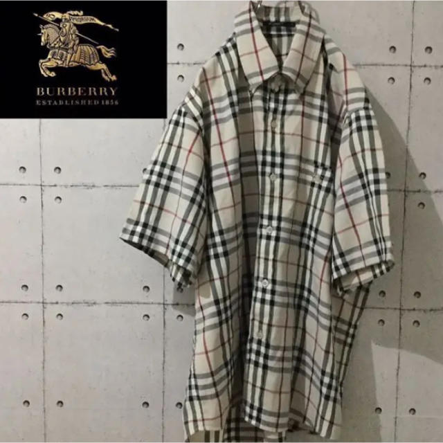 BURBERRY(バーバリー)の[美品]バーバリー☆ 七分袖シャツ L レディースのトップス(シャツ/ブラウス(長袖/七分))の商品写真