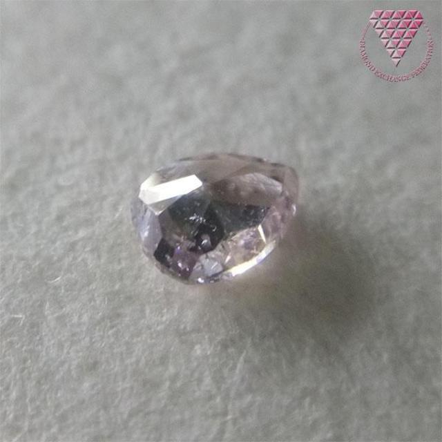 0.200 ct F. L. Or.Pink SI2 天然 ピンク ダイヤ レディースのアクセサリー(リング(指輪))の商品写真