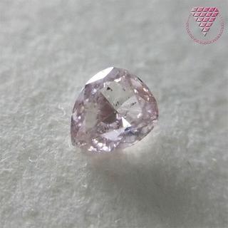 0.200 ct F. L. Or.Pink SI2 天然 ピンク ダイヤ(リング(指輪))