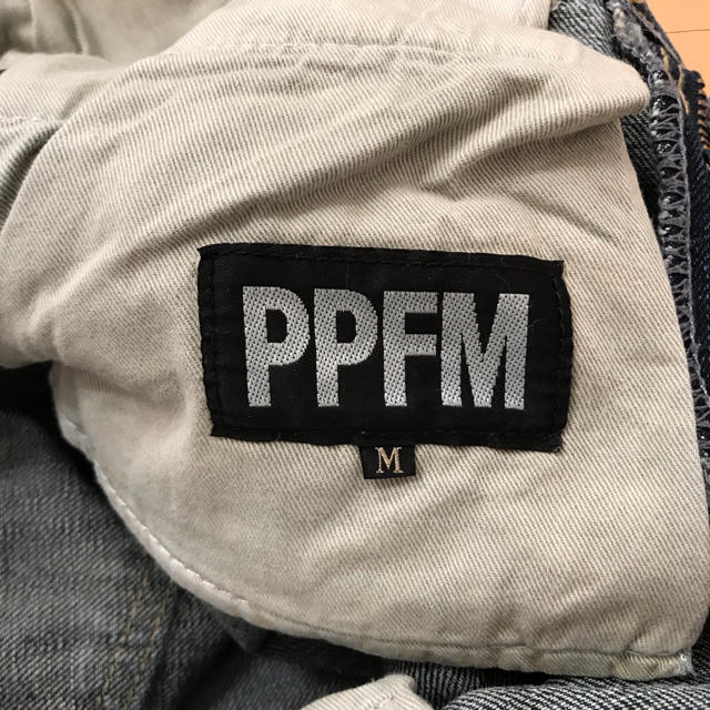 PPFM(ピーピーエフエム)のPPFM ダブルウエスト ジーンズ ヴィンテージ メンズのパンツ(デニム/ジーンズ)の商品写真