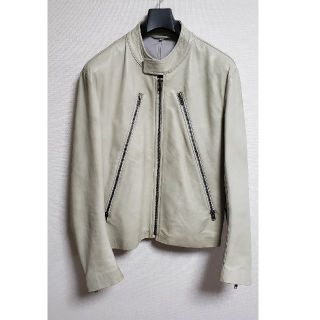 マルタンマルジェラ(Maison Martin Margiela)の最終値下げ　マルジェラ　ハの字ライダース　サイズ50(ライダースジャケット)