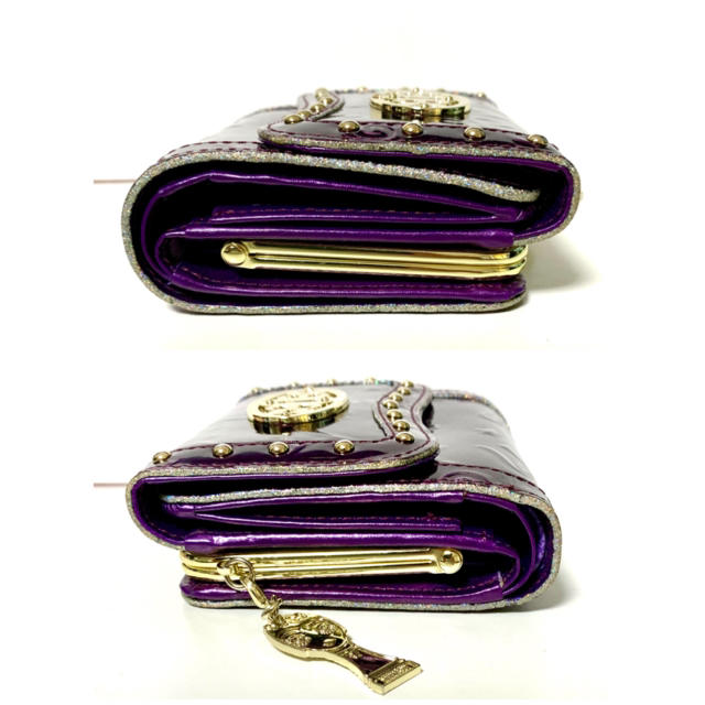ANNA SUI - 【数回使用】ANNA SUI ハリー アナスイ 財布 がま口 パープル 紫の通販 by MALU（2月23日発送