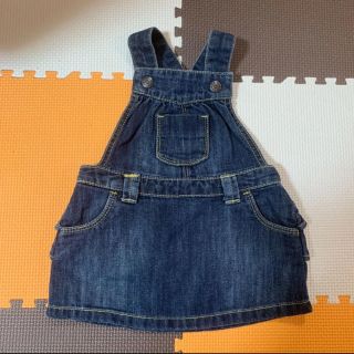 オールドネイビー(Old Navy)のお値下げ★old navy デニムジャンパースカート 6-12month(スカート)