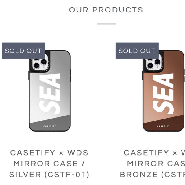 Casetify ✖️ WDS(WIND AND SEA) MIRROR 【送料関税無料】 3800円引き ...