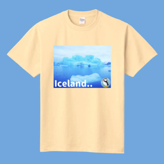 Iceland　Tシャツ(Tシャツ(長袖/七分))