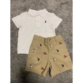 ポロラルフローレン(POLO RALPH LAUREN)のポロシャツ&刺繍入りチノパンツ(シャツ/カットソー)