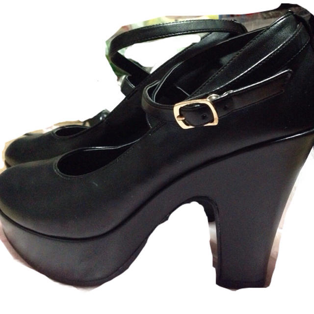 黒ハイヒールパンプス Mサイズ レディースの靴/シューズ(ハイヒール/パンプス)の商品写真