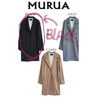 ムルーア(MURUA)のMURUA ムルーア チェスターコート アングリッド マウジー スライ エモダ(チェスターコート)