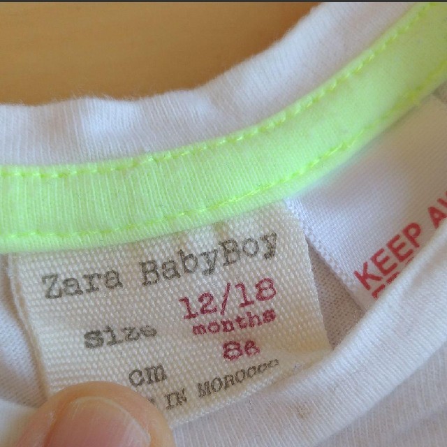 ZARA KIDS(ザラキッズ)のトップス Tシャツ 半袖 zara baby gap ユニクロ ジャム ヒスミニ キッズ/ベビー/マタニティのキッズ服男の子用(90cm~)(Tシャツ/カットソー)の商品写真
