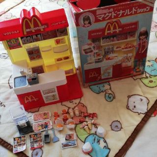 送料込み☆レトロ30年以上前のリカちゃんマクドナルドショップ(キャラクターグッズ)