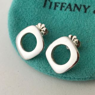 ティファニー(Tiffany & Co.)のTiffany スクエアピアス　希少(ピアス)