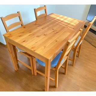 IKEA - IKEA ヨックモック ダイニングテーブルセットの通販 by r's IKEA - IKEA ヨックモック ダイニングテーブルセットの通販 by r's