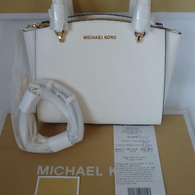 Michael Kors(マイケルコース)の新品アメリカMK店購入ELLIS SM CONV SATCHEL LEATHER レディースのバッグ(ショルダーバッグ)の商品写真