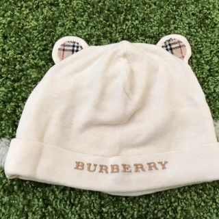 バーバリー(BURBERRY)のバーバリー  くまさん帽子(帽子)