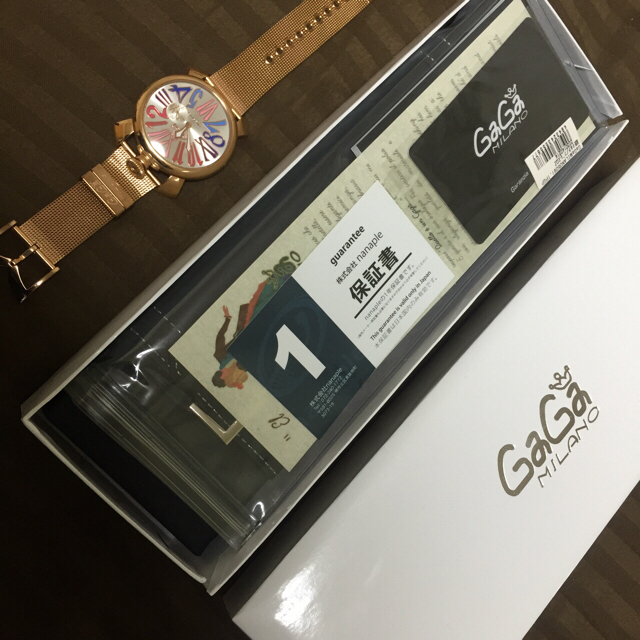 GaGa MILANO(ガガミラノ)のガガミラノ 箱あり袋あり レディースのファッション小物(腕時計)の商品写真