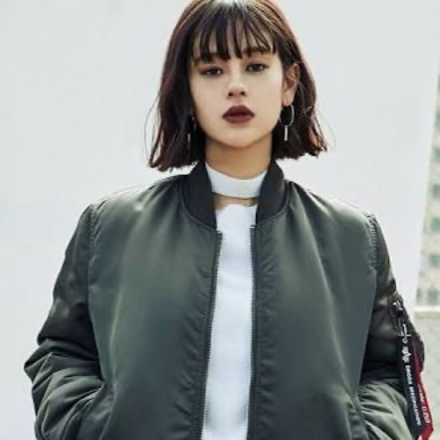 ALPHA INDUSTRIES(アルファインダストリーズ)の値下げEMODA×ALPHA MA-1 レディースのジャケット/アウター(ブルゾン)の商品写真