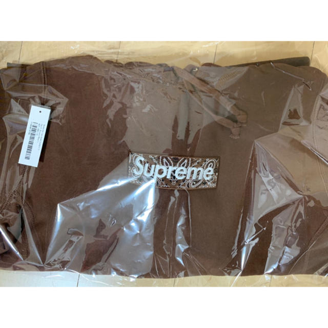 新品 supreme bandana box logo hooded XLサイズ