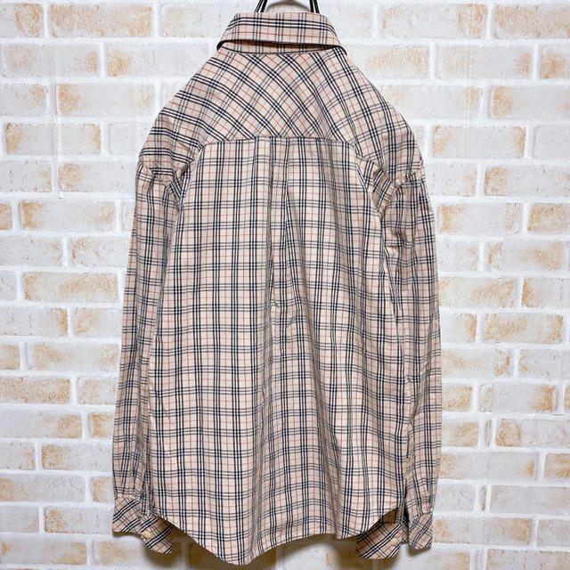 BURBERRY(バーバリー)の2枚セット バーバリーズ　90s　ノバチェックシャツ　前立て切り替えデザイン レディースのトップス(シャツ/ブラウス(長袖/七分))の商品写真