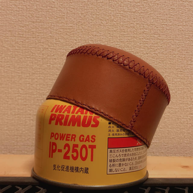 PRIMUS(プリムス)の【即購入可！】OD缶 レザーカバー プリムス250Tサイズ スポーツ/アウトドアのアウトドア(ライト/ランタン)の商品写真