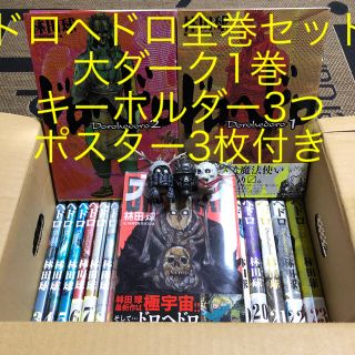 ショウガクカン(小学館)のドロヘドロ 全巻セット＋大ダーク＋キーホルダー3つ＋ポスター3枚(全巻セット)