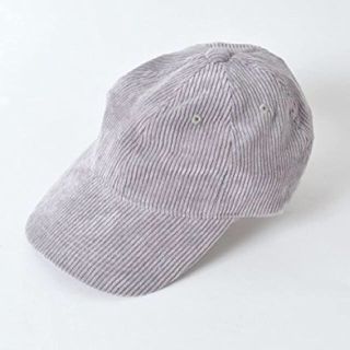 カージュ(Khaju)のSHIPS khaju コーデュロイキャップ　ライトグレー(キャップ)