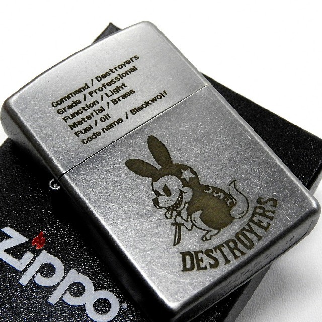 ZIPPO(ジッポー)の送料込み/ZIPPO◇デストロイヤー/ブラックウルフ◇オールド仕上◇新品◇ジッポ メンズのファッション小物(タバコグッズ)の商品写真