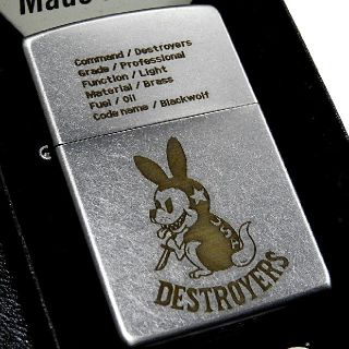 ジッポー(ZIPPO)の送料込み/ZIPPO◇デストロイヤー/ブラックウルフ◇オールド仕上◇新品◇ジッポ(タバコグッズ)